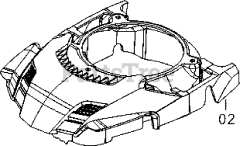 Subaru Robin EA175V50060 (EA175V) - Subaru Robin Engine 530 Cooling &amp; Starting
