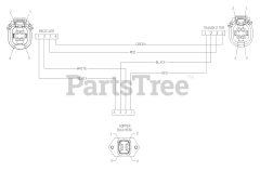 Exmark FRCK604 - Exmark Ultra Vac QDS Bagger for 60" Front Runner Mower (SN: 670000 - 719999) (2007) Electrical Diagram - Hopper Harness
