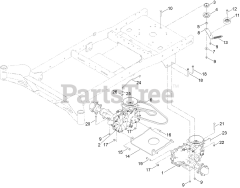 Toro 76610 - Toro 60" Titan MAX Zero-Turn Mower (SN: 417420000 - 999999999) Transaxle Assembly