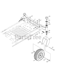 Troy-Bilt 17ARCACT011 - Troy-Bilt Mustang XP 46" Zero-Turn Mower (2014) Front Axle