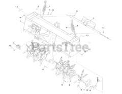 Exmark ZA5850 - Exmark 50" Z-Aerate Stand-On Aerator, Kohler CH740 (SN: 416150475 - 417930745) (Rev A) (2024)