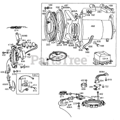Briggs & Stratton 170402-0666-XX - Briggs & Stratton Horizontal Engine Electric Starters,Misc Elect.