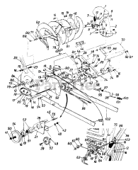 White Outdoor 190-491-190 - White Outdoor 36" Snow Thrower Attachment (1992)