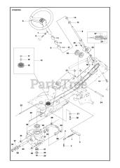 Husqvarna R 216 (967150601) - Husqvarna Swedish Riding Mower (2013) STEERING