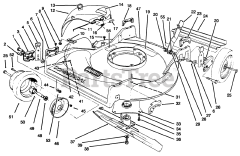 Toro 22026 - Toro Walk-Behind Mower (SN: 059000001 - 059999999) (1995)