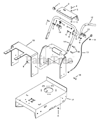 Gravely 988068 - Gravely Pro 250 Walk-Behind Mower Power Unit, 14hp Kawasaki OHV, Recoil (SN: 000101 & Above)