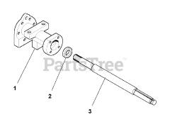 Simplicity 1692871 - Simplicity Legacy Garden Tractor, 20hp Axle Housing SERVICE PARTS - Peerless Model 2650-007 (1709736)