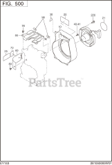 Subaru Robin EY153D10150 (EY15-3) - Subaru Robin Engine 500 Cooling &amp; Starting