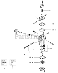 Poulan PT 17 - Poulan String Trimmer Carburetor Assembly