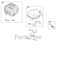 Briggs & Stratton 19J137-0012-F1 - Briggs & Stratton Horizontal Engine Exhaust Group