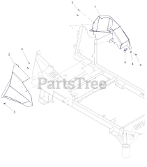 Gravely 994162 - Gravely Pro-Stance 52" Stand-On Mower, Kawasaki FX (SN: 002000 - 204999) Fenders