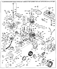 Tecumseh HM80-155241K - Tecumseh Engine Engine Parts List #1