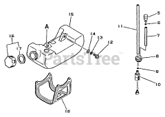 Echo SRM-2300 - Echo String Trimmer Fuel System