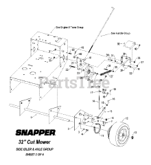 Snapper SGV 13320KW (71106) - Snapper 32" Walk-Behind Mower, 13hp