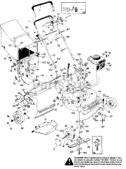 MTD 11852-8 - MTD Walk-Behind Mower (1988)