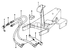 Cub Cadet Accessory - Cub Cadet 42" & 54" Hydr. Angle Push Blade Hydraulic Attachment
