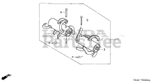 Honda F220 K1 AT2 (FAAJ) - Honda 21" Tiller, Made in Japan (SN: FAAJ-3800001 - FAAJ-3809999) DRUM ROTOR KIT