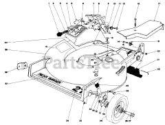 Toro 20778 - Toro 53cm Recycler Walk-Behind Mower (SN: 009000001 - 009999999) (1979)