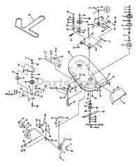 Troy-Bilt 31036SR - Troy-Bilt 36" Side-Discharge Mower Deck (SN: 0100101 - 0199999)