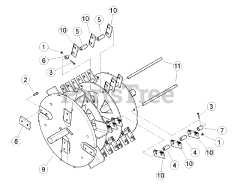 Bear Cat SC 5627 B - Bear Cat 5" Chipper/Shredder Blower, 627cc Briggs & Stratton (SN: 5VJAA0215HW005514 & Above)