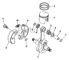 Shindaiwa F 21 - Shindaiwa String Trimmer Piston, Crankshaft