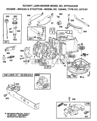Electrolux/AYP 2243 A99 - Electrolux/AYP Walk-Behind Mower (1999)