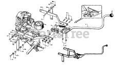 Troy-Bilt 12069 - Troy-Bilt Horse Rear-Tine Tiller (SN: 120690100101 & Above) WHEELS/TINES/PTO DRIVE LEVER ASSEMBLY
