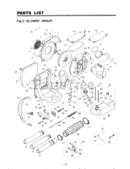 RedMax EB 441 - RedMax Backpack Blower (SN: 410001 & Above) (1994-10)