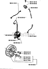 Husqvarna 40 - Husqvarna Chainsaw (1991-06) Ignition/Flywheel