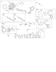 Briggs & Stratton 25T237-0319-H1 - Briggs & Stratton Horizontal Engine Cylinder Head Group