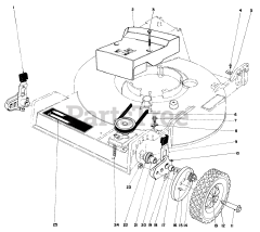 Toro 20771 - Toro Walk-Behind Mower (SN: 003000001 - 003999999) (1983)