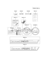 Kawasaki FE250D-CS05 - Kawasaki Engine LABEL