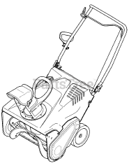 Craftsman 247.116830 (31A-2M5E799) - Craftsman Snow Thrower (2011)