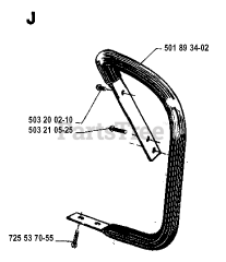 Husqvarna 3120 - Husqvarna Chainsaw (SN: 19942300001 - 19960100000) HANDLE