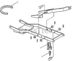 Cub Cadet 360 (190-360-100) - Cub Cadet 50" Mower Adapter Mower Adapter
