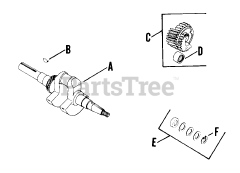 Kohler K241-46720 - Kohler K-Series Engine, Made for John Deere, 10hp, 7.5kW Crankshaft 0209007186