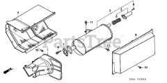 Honda EX5500 K1 A/B (EA1) - Honda Generator, Made in Japan (SN: EA1-1072384 - EA1-1099999) MUFFLER (2)