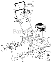 MTD 110-098R - MTD Walk-Behind Mower (1990)