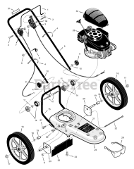 Murray TM5000x50D - Murray Walk-Behind Trimmer (2003) Mower Housing Assembly