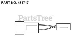 Scag SWZ-19KAI - Scag Walk-Behind Mower, 19hp Kawasaki (SN: B3200001 - B3299999) Wire Harness Adapter