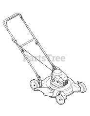 Yard Machines 11A-034E000 - Yard Machines Walk-Behind Mower (2008)