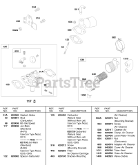 Briggs & Stratton 584447-0205-E2 - Briggs & Stratton Horizontal Engine Gaseous/Natural Gas Mixer, Air Cleaner