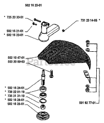 Husqvarna 18 RL - Husqvarna String Trimmer (1988-05) Guard Plate Assembly