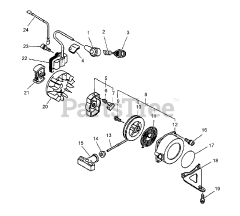 Echo ED-2000 - Echo Engine Drill (Type 1E) Ignition, Starter, Clutch, Fuel System