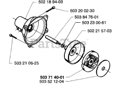 Husqvarna 225 E - Husqvarna Handheld Edger (1997-02) Clutch