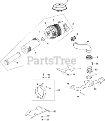 Kohler CH740-0077 - Kohler Command PRO Engine, Basic Version, 25hp, 725cc Air Intake Group 10-24-191