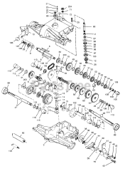 Toro 72062 (264-6) - Toro Yard Tractor (SN: 059000001 - 059000227) (1995) Peerless Transaxle 820-024