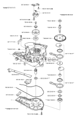 Husqvarna 326 HS 75 X - Husqvarna Hedge Trimmer (2002-01) Gear Housing/Clutch