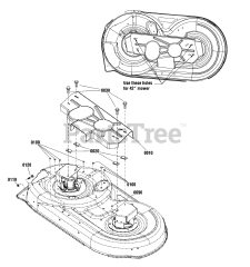 Murray 1696441-00 - Murray 42" Mower Deck (2015)