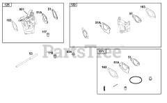 Briggs & Stratton 25T237-0347-H5 - Briggs & Stratton Horizontal Engine Carburetor Group